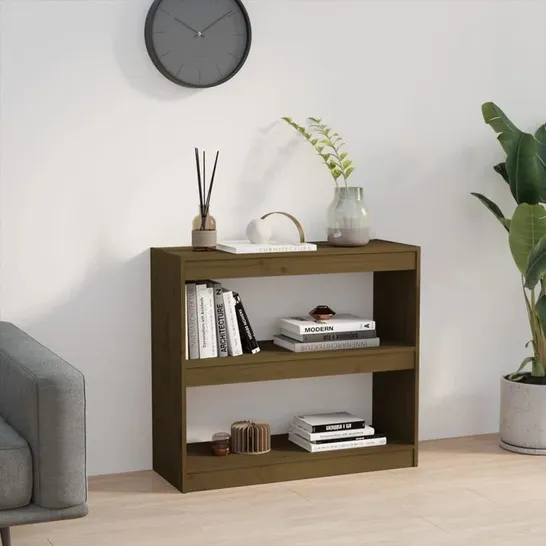 BOXED JAMARRI 72CM H SOLID WOOD STANDARD BOOKCASE