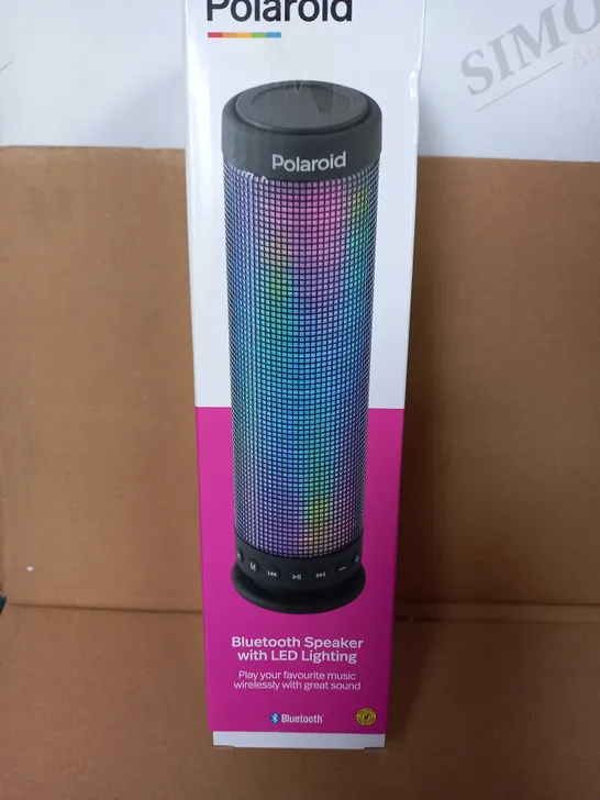 POLAROID BLUETOOTH SPEAKER WITH LED LIGHTING