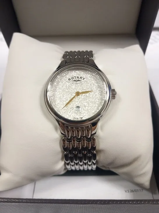 BOXED ROTARY LADIES WRIST WATCH 