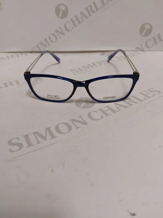 ESPIRIT ET17562 BLUE/SILVER FULL RIM EYEGLASSES 