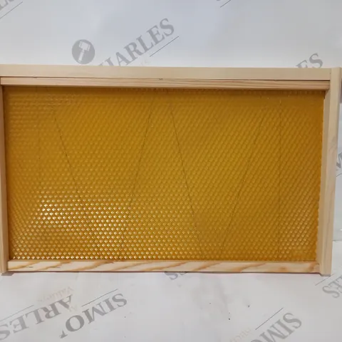 BOXED SMALLBEE SET OF APPROXIMATELY 10 BEEHIVE WIRED WAX FOUNDATION SHEETS AND FRAMES