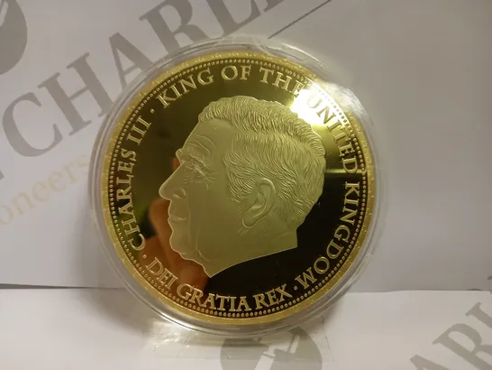 KING CHARLES III GOLD COMMEMORATIVE COIN