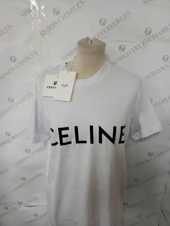 CELINE CASUAL GRAPHIC T-SHIRT SIZE M