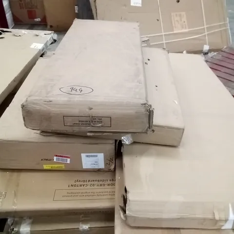 PALLET OF ASSORTED FLATPACK FURNITURE PARTS 