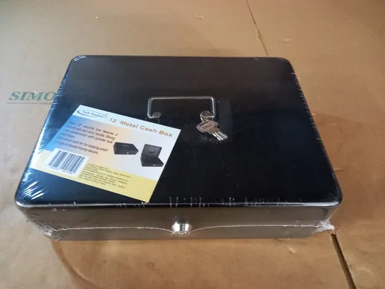 SEALED 12" METAL CASH BOX