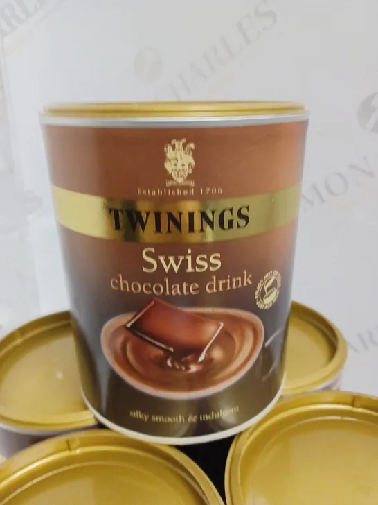 6 X TWININGS SWISS HOT CHOCOLATE DRINK