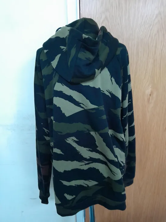 JORDAN FULL ZIP HOODIE IN DARK CAMO GREEN SIZE XL