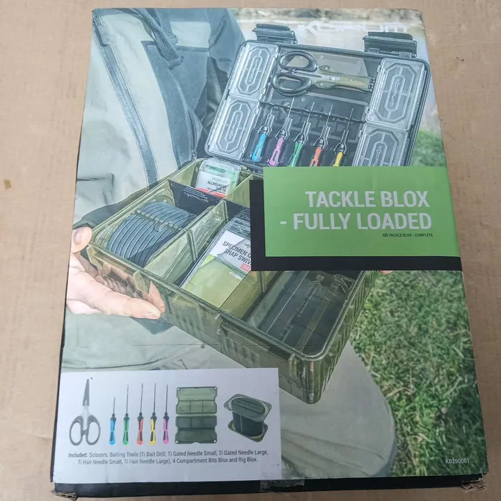BOXED KORUM FULLY LOADED TACKLE BOX 4768609Simon Charles Auctioneers