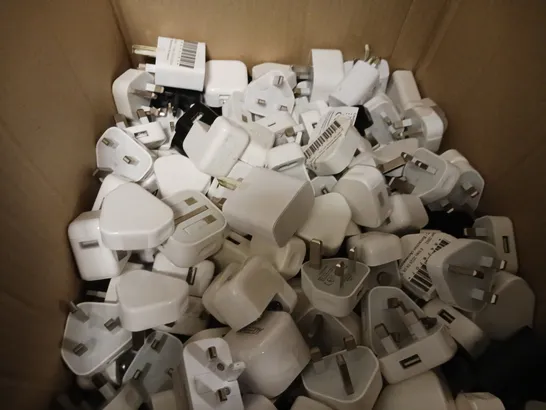 BOX OF APPROXIMATELY 50 ASSORTED PLUGS 