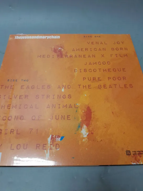 SEALED THE JESUS AND MARY CHAIN - GLASGOWEYES BLACK VINYL WITH COLOURED SPLATTERS