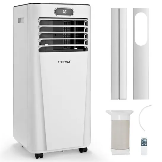 BOXED COSTWAY PORTABLE AIR CONDITIONER WITH REMOTE CONTROL-9000 BTU