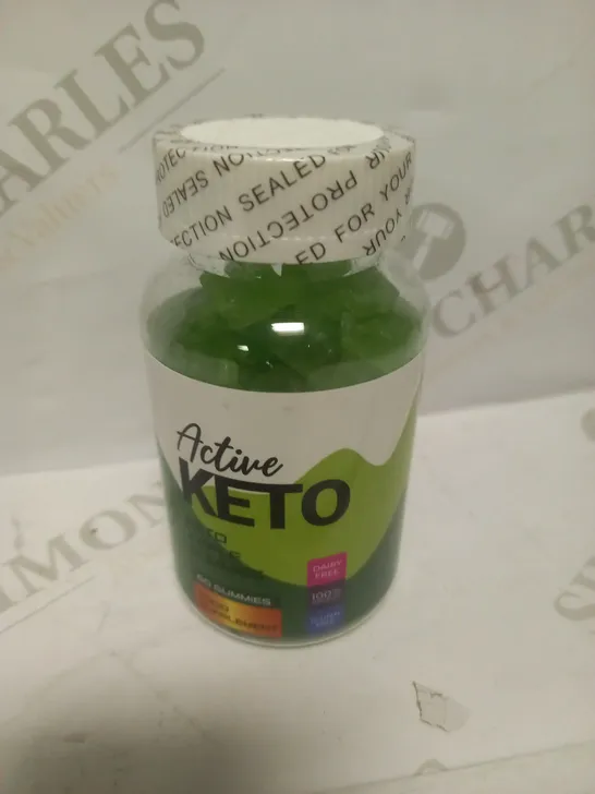 SEALED ACTIVE KETO GUMMIES KETO APPLE GUMMIES (60 GUMMIES) 1000MG VARIANT