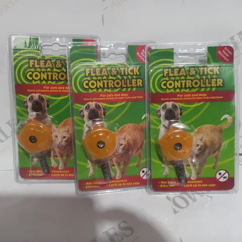 3 X PACKAGED FLEA & TICK CONTROLLER - CHEMICAL FREE