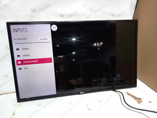 LG 32S53A-5B 32" SMART TELEVISION (COLLECTION ONLY)