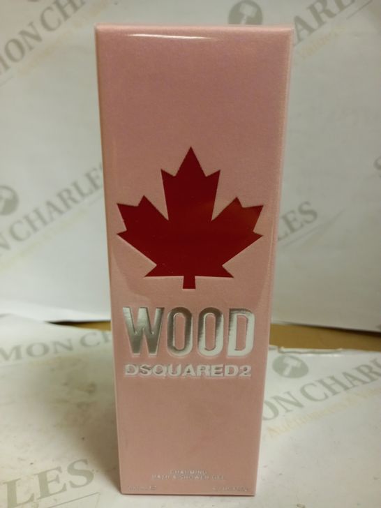 SEALED DSQUARED WOOD BATH & SHOWER GEL 200ML