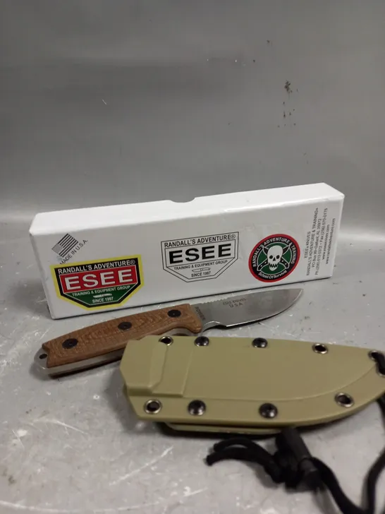 BOXED ESEE-3 ROWEN KNIFE - COLLECTION ONLY 