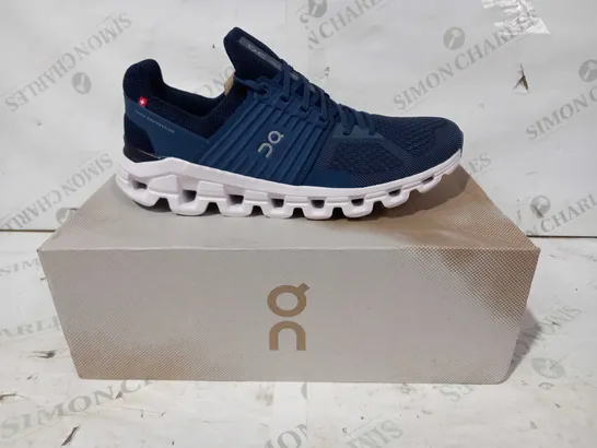 BOXED PAIR OF ON CLOUDSWIFT SHOES IN NAVY UK SIZE 10