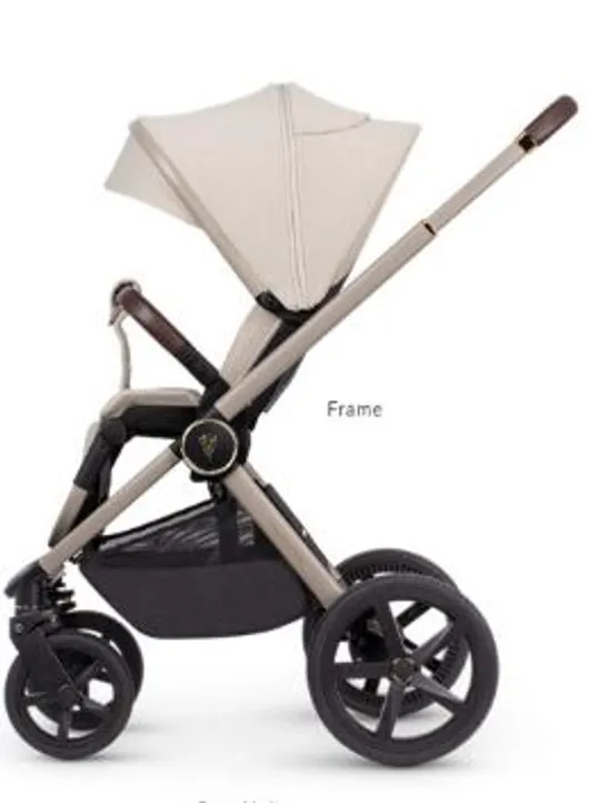 BOXED VENICCI UPLINE STONE BEIGE STROLLER AND VENICCI ENGO ISOFIX BASE