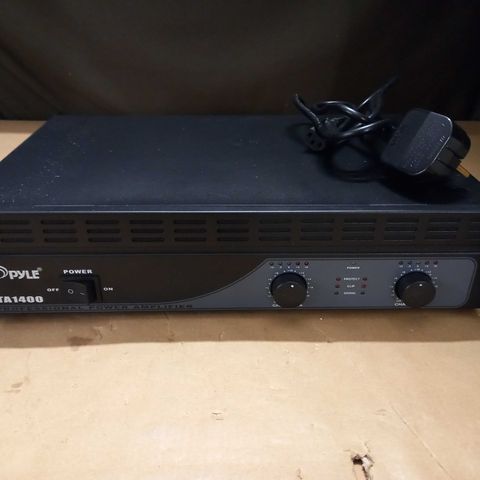 BOXED PYLE 1400W POWERED AMPLIFIER