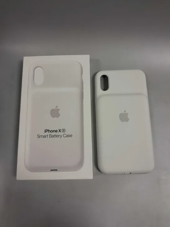 BOXED APPLE IPHONE XS SMART BATTERY CASE IN WHITE 