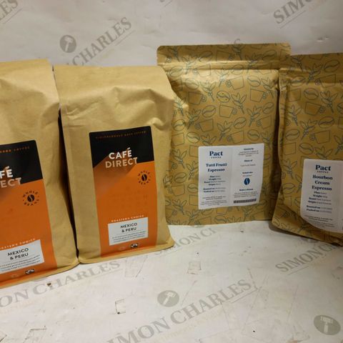 LOT OF 8 PACKS OF COFFEE BEANS