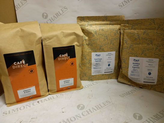 LOT OF 8 PACKS OF COFFEE BEANS