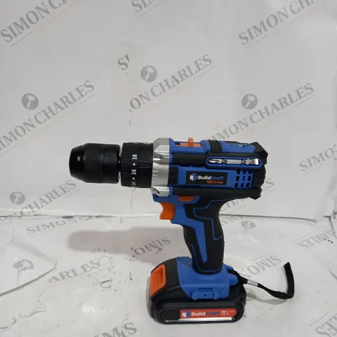 BOXED BUILDCRAFT CORDLESS HAMMER DRILL
