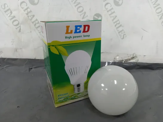 APPROXIMATELY 40 LED-B22 9WATT COOL WHITE LIGHT BULBS