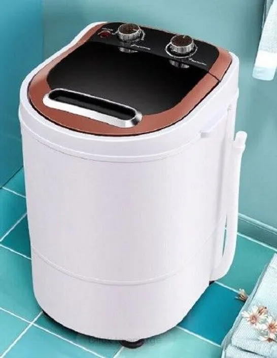 2-IN-1 MINI WHITE PORTABLE WASHING MACHINE 3KG WASHER DRYER BABY LINGERIE