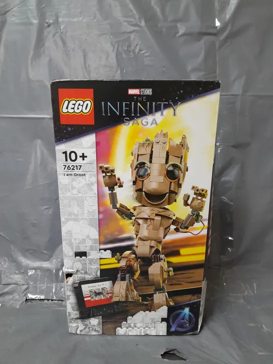 BOXED LEGO THE INFINITY SAGA I AM GROOT 76217 RRP £44.99