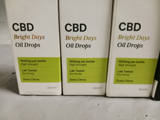 LOT OF 6 CANNARAY CBD ITEMS TO INCLUDE NIGHT TIME & BRIGHT DAY OIL DROPS - VARIOUS STRENGTHS