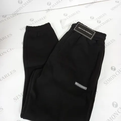 BECK & HERSEY MASON JOGGER - BLACK - SMALL