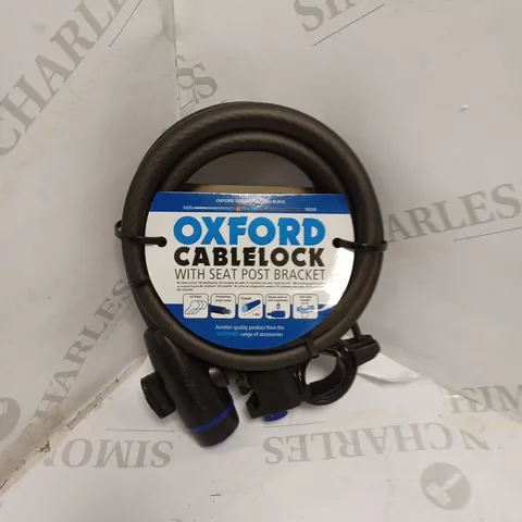 OXFORD SEAT POST BRACKET CABLE LOCK 