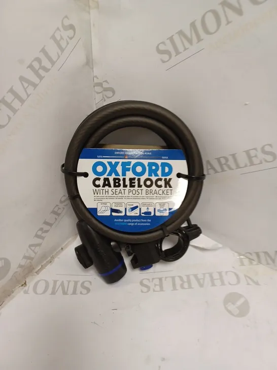 OXFORD SEAT POST BRACKET CABLE LOCK 