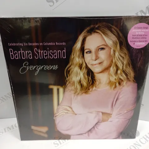 SEALED BARBRA STREISAND EVERGREENS VINYL 