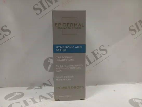 BOXED EPIDERMAL HYALURONIC ACID SERUM POWER DROPS 30ML 