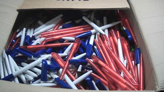 LARGE QUANTITY OF ASSORTED BALL POINT PENS 