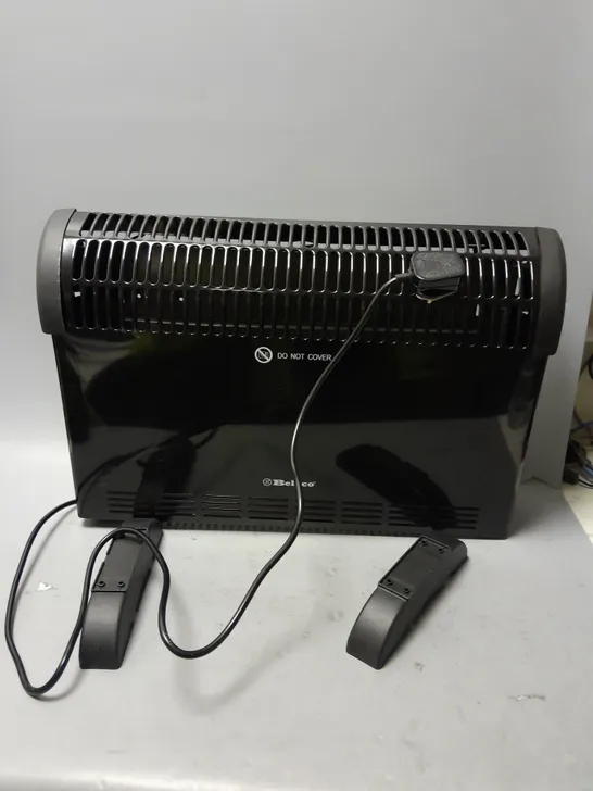 BELACO CONVECTOR HEATER IN BLACK