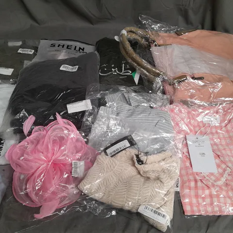 LARGE QUANTITY OF ASSORTED BAGGED CLOTHING ITEMS TO INCLUDE SHEIN, PRETTYLITTLETHINGAND LIBERTIE