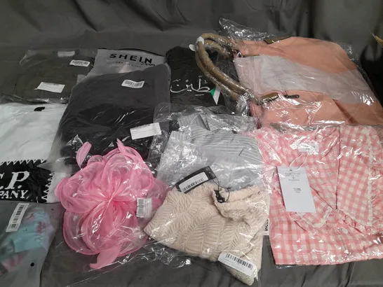 LARGE QUANTITY OF ASSORTED BAGGED CLOTHING ITEMS TO INCLUDE SHEIN, PRETTYLITTLETHINGAND LIBERTIE