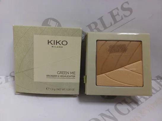 KIKO MILANO GREEN ME BRONZER & HIGHLIGHTER - 7.5G