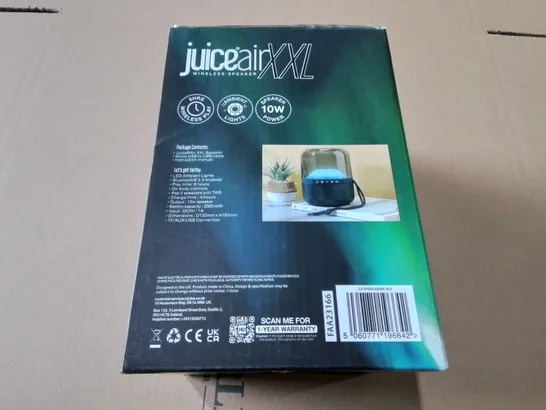 BRAND NEW BOXED JUICE AIR XXL WIRELESS SPEAKER