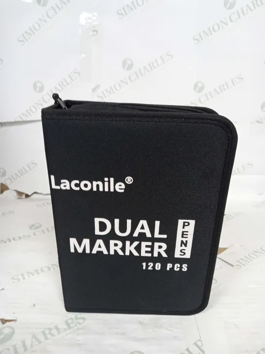 LACONILE DUAL MARKER PENS - 120 PCS