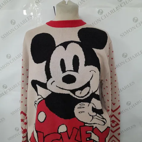 DISNEY CHRISTMAS JUMPER MICKEY AND FRIENDS SIZE S | M 