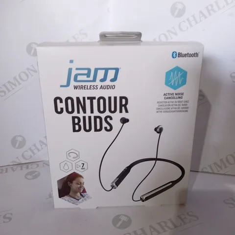 4 BOXED JAM WIRELESS AUDIO CONTOUR BUDS ACTIVE NOISE CANCELLING BLUETOOTH EARBUDS