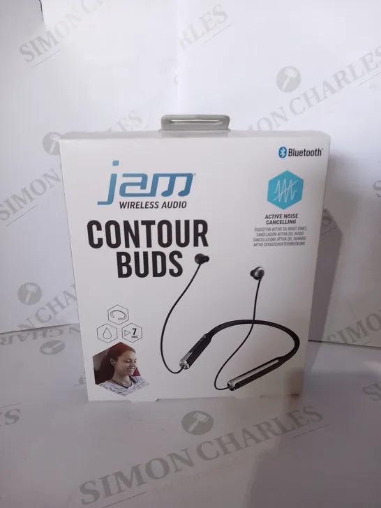 4 BOXED JAM WIRELESS AUDIO CONTOUR BUDS ACTIVE NOISE CANCELLING BLUETOOTH EARBUDS