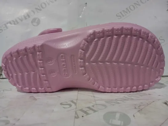 BOXED PAIR OF CROCS CLASSIC IN PINK SIZE UNSPECIFIED