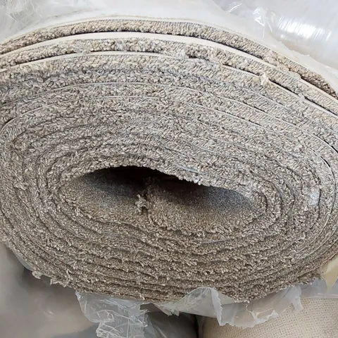 ROLL OF QUALITY SUBLIME 3237/0850 CARPET IN MUDSLIDE COLOUR - APPROXIMATELY 8-10M L X 4M W