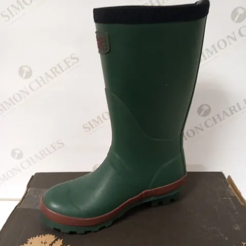 BOXED THE WARM WELLY COMPANY GREEN CHILDREN'S SIZE 13