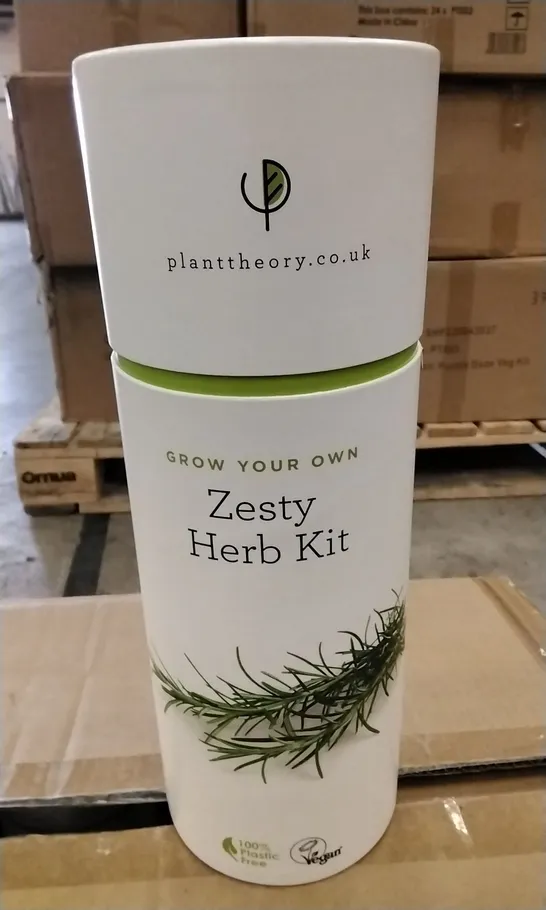 BOX OF APPROXIMATELY 23 BRAND NEW ZESTY HERB KIT